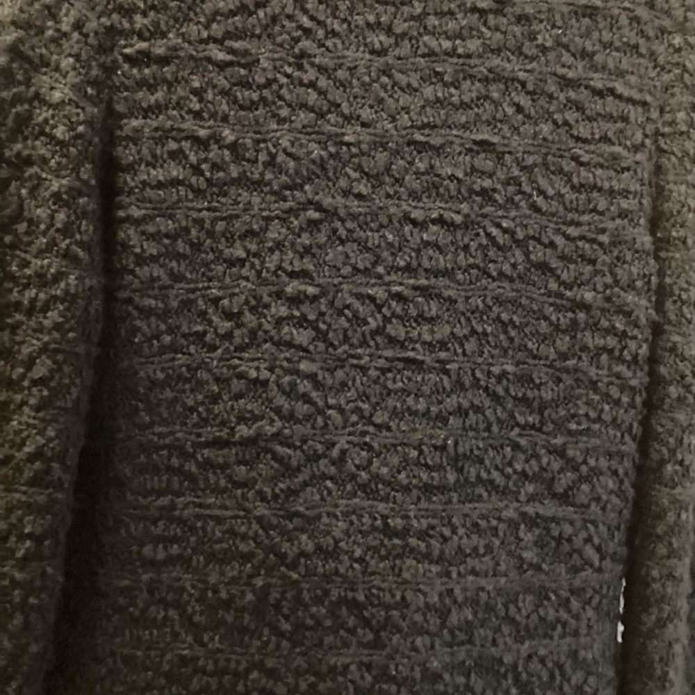Chico’s Cardigan Sweater Size 1 Black With Embellishments Preppy! Classic! - Picture 11 of 16